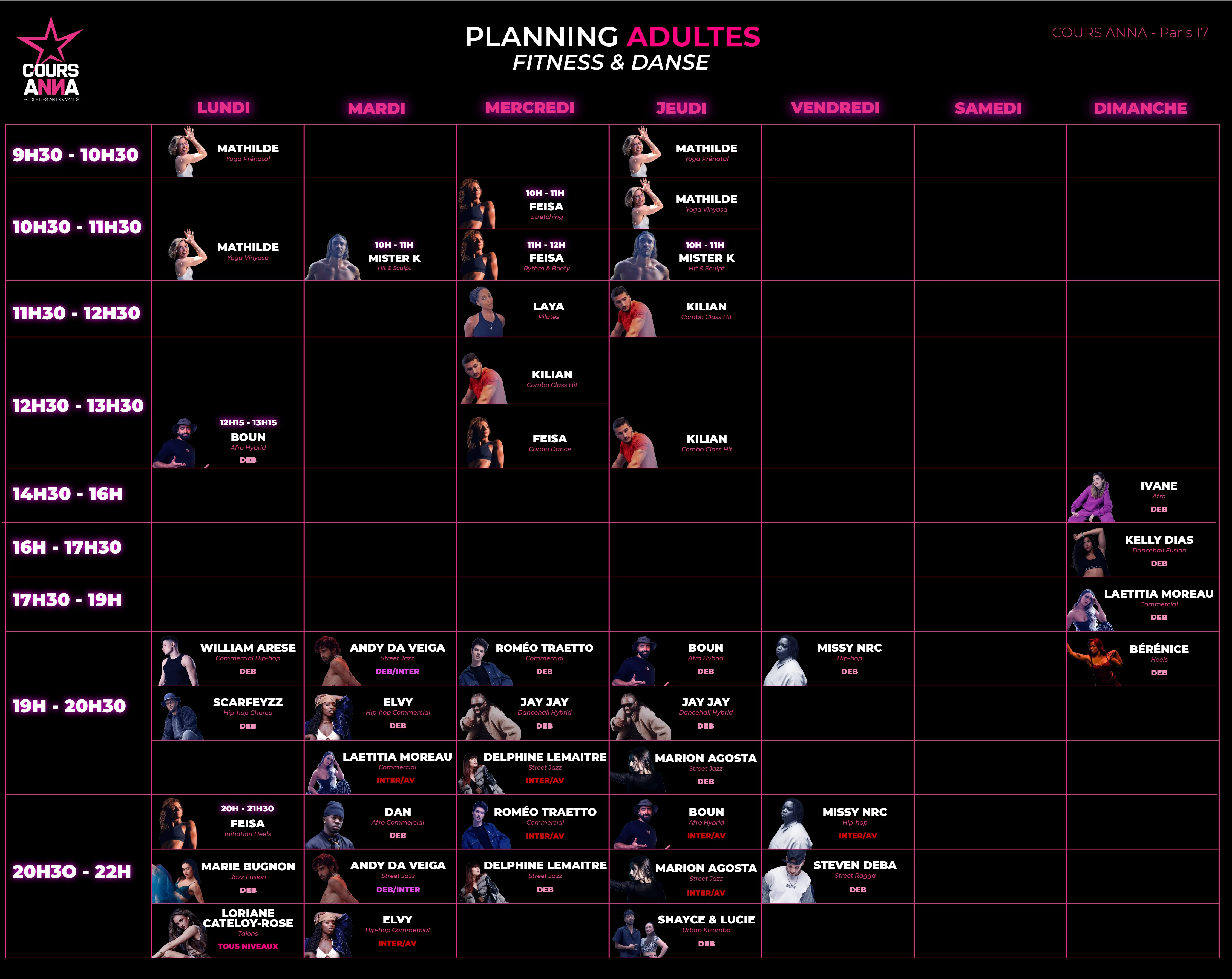 planning 17 adultes planning 17 adultes